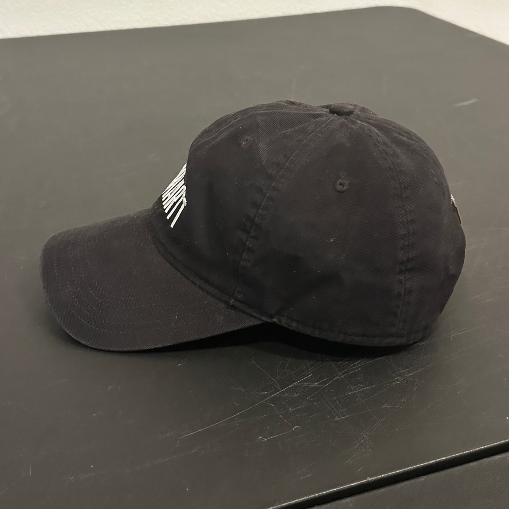 Carhartt Black Canvas Cap FastDry Comfort Block Letters - Picture 2 of 5